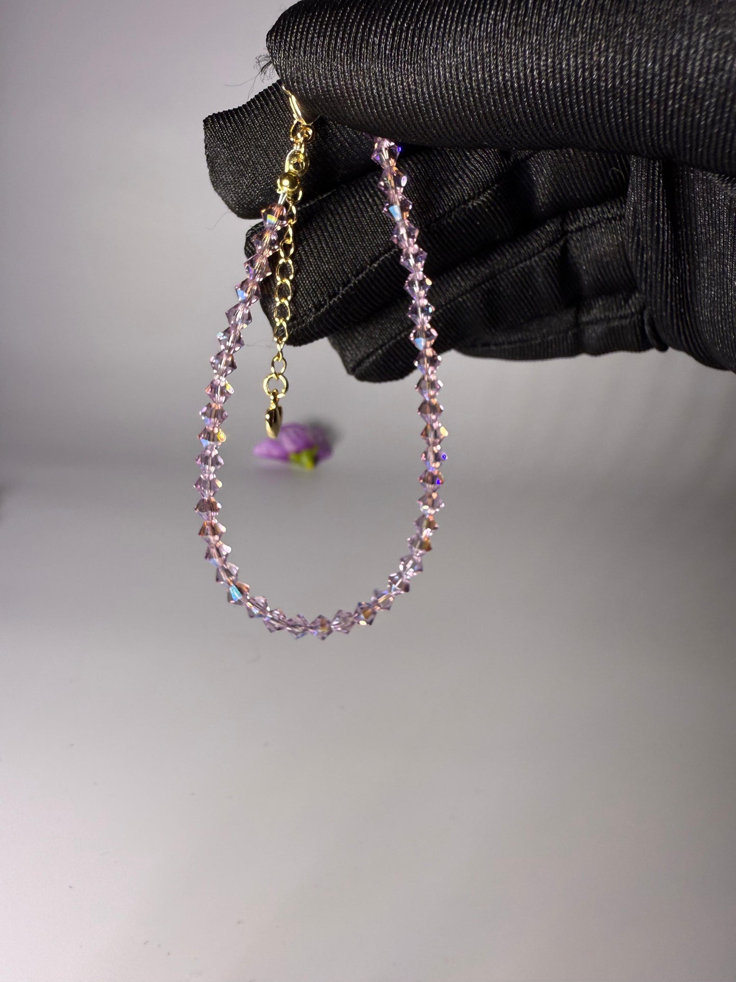 Amethyst Shimmer Bracelet