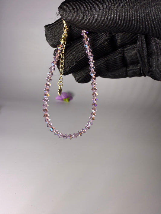Amethyst Shimmer Bracelet