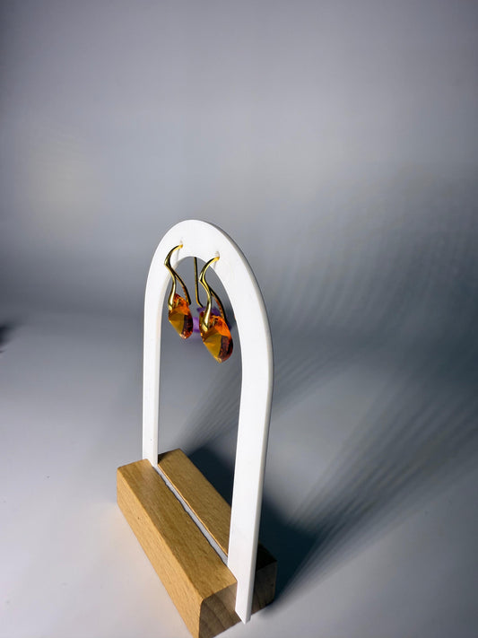 Tangerine Luxe Earrings